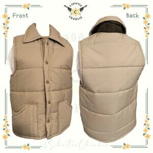 Vintage Tom Cat Nine Lives Vintage Puffy Vest Back To The Future Mens Medium